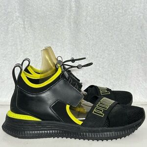 Puma Avidx Trainer Fenty by Rhiannna Womens Black/Lime Punch Sneakers Shoes SZ 8